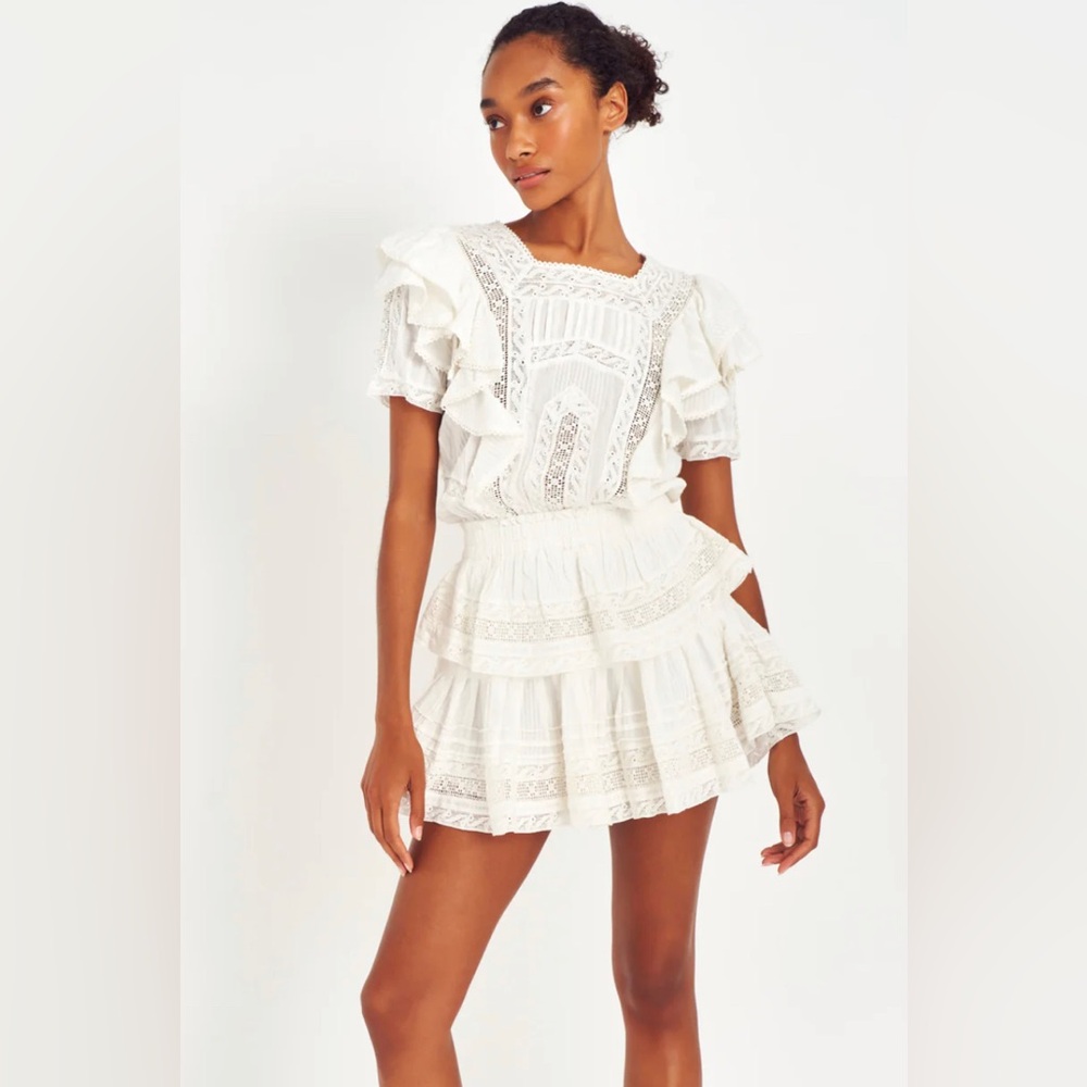 Stella Heritage Mini Dress XS in Antique White